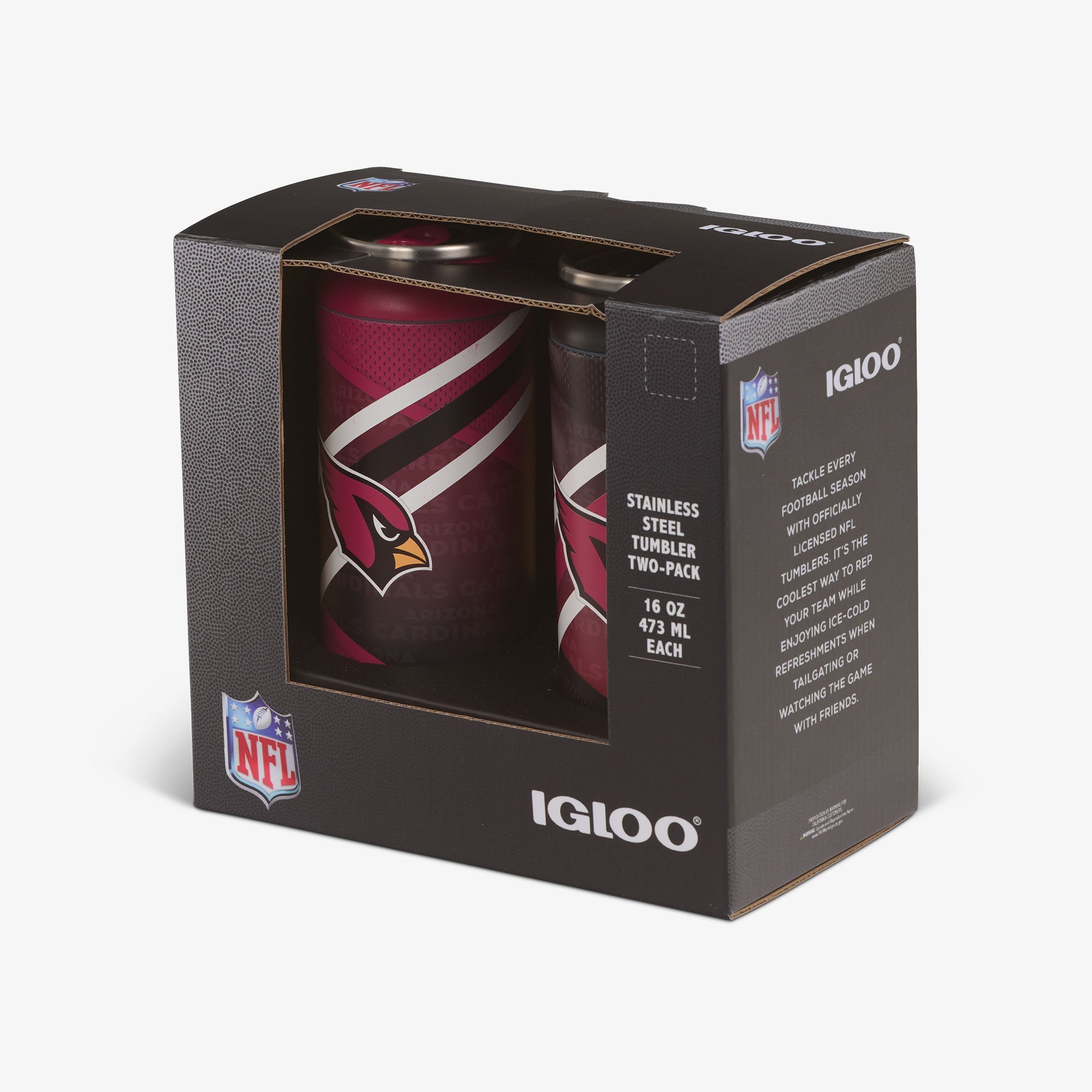 Arizona Cardinals Home & Away 16 Oz Can 2-Pack